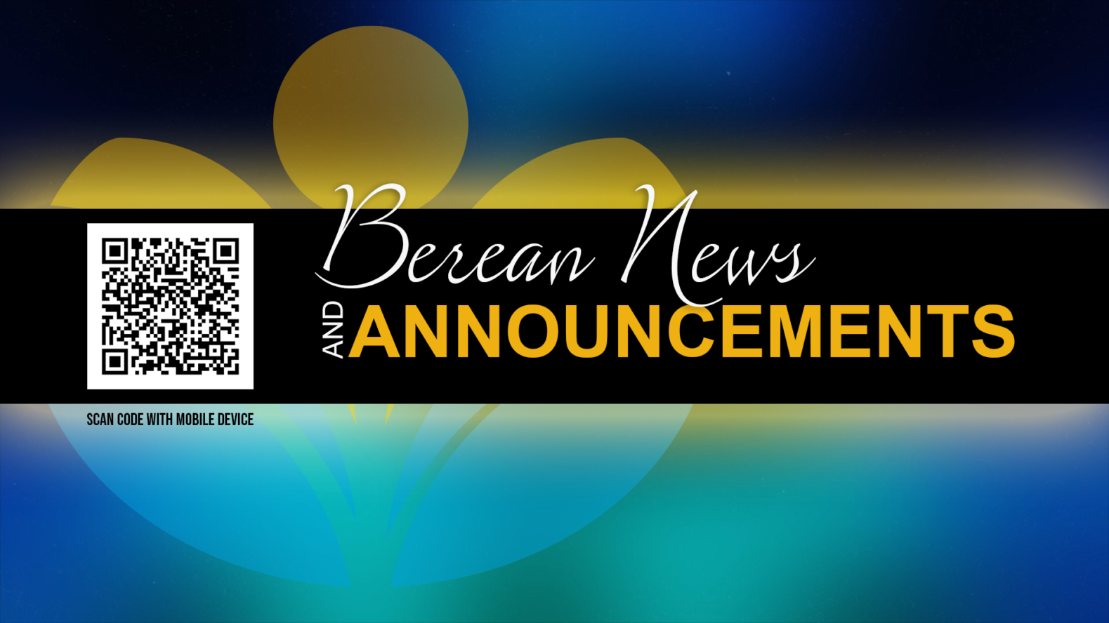 Berean-news-announcements