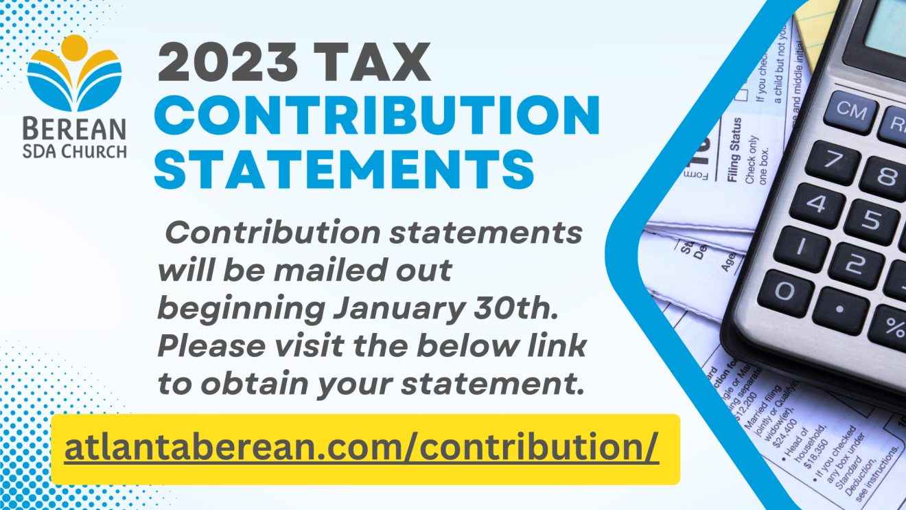2023 Tax Contribution Statements Now Available!