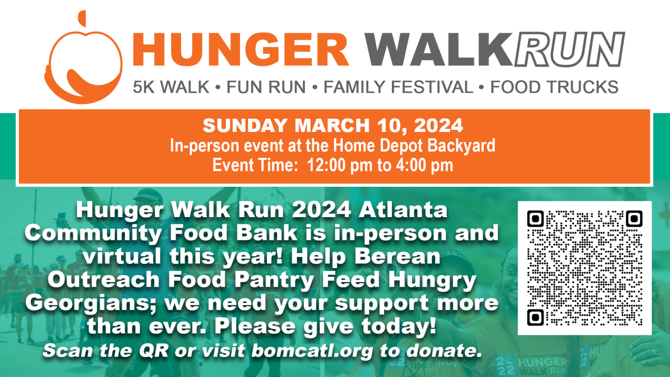 Hunger Walk/Run 2024 | Sunday March 10th, 12 noon to 4 pm