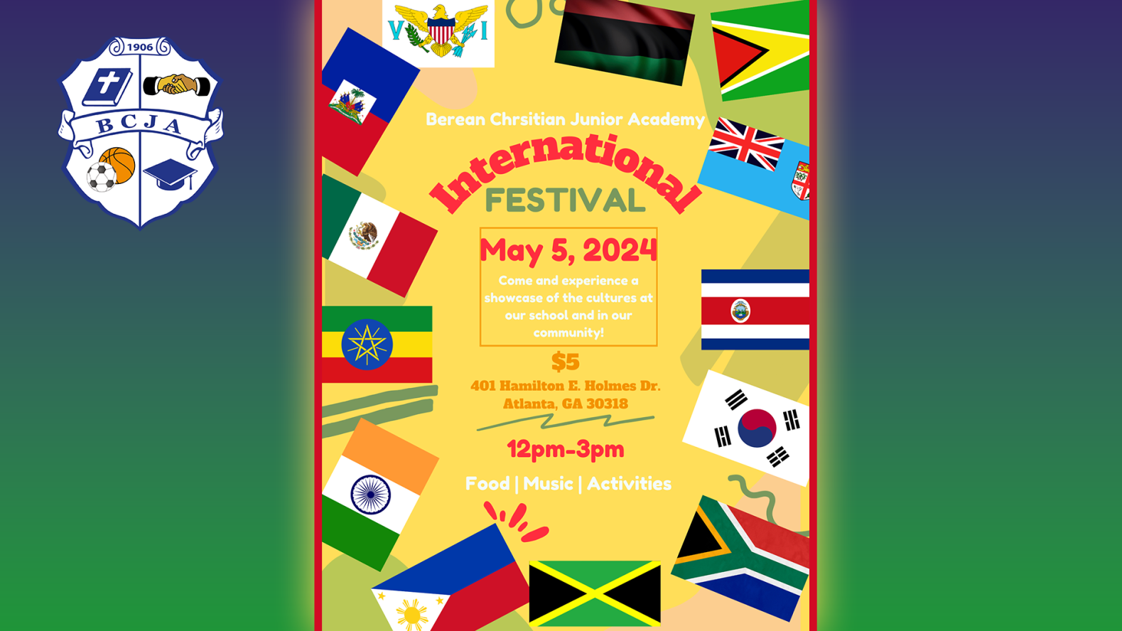 BCJA International Festival | Sunday, May 5th 12 pm - 3 pm