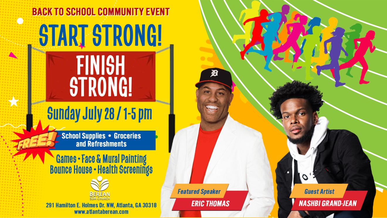 Berean Back to School Community Event | Sunday, July 28th 1:00 to 5:00 pm