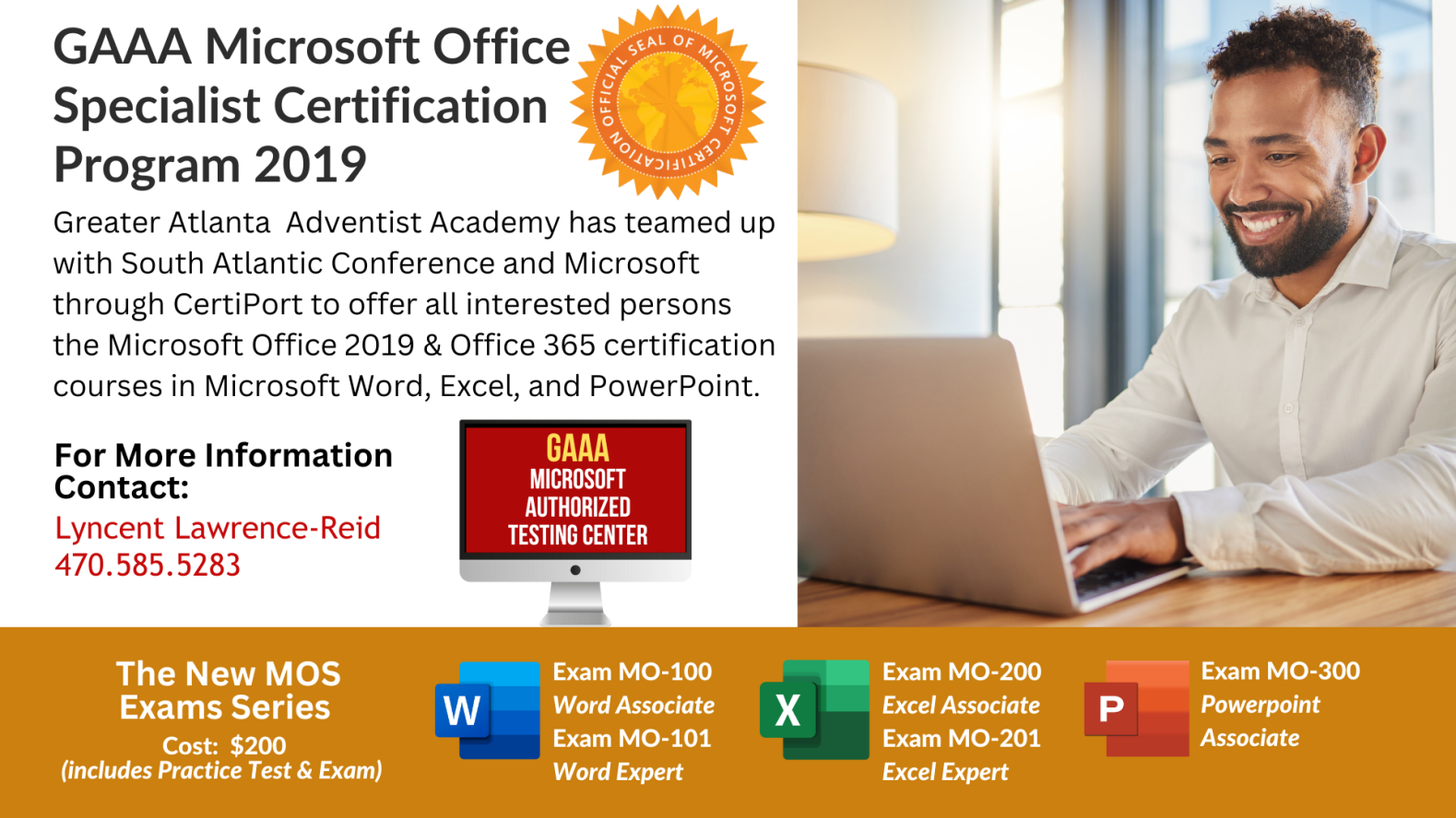 GAAA Microsoft Office Specialist Certification Program 2019