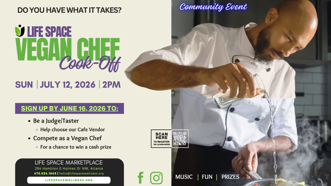 Life Space Vegan Cook-Off! | Sunday, July 12th @ 2:00 PM