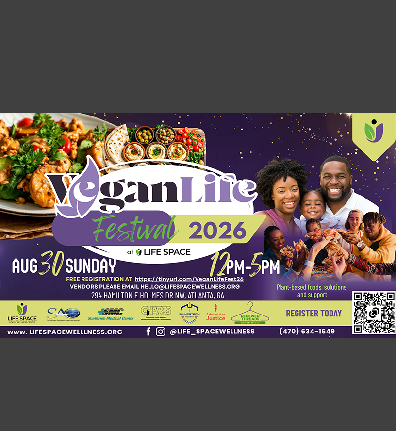 2026 Vegan Life Festival at Life Space | Aug 30th, 12 Noon to 5:00 PM